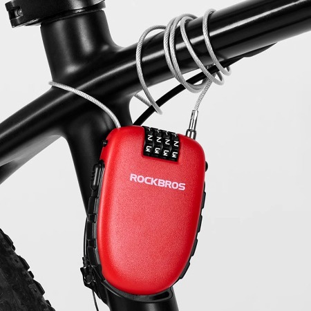 락브로스 와이어락 자물쇠 잠금장치(번호방식) 자전거 킥보드 오토바이 981
